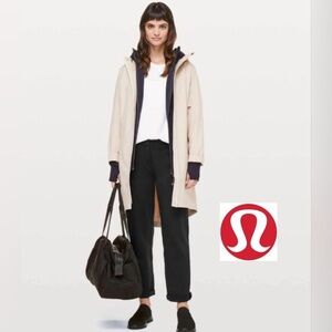 Size 2 Lululemon On The Move Pant Ponte *28" black size 2 trousers Work Pants